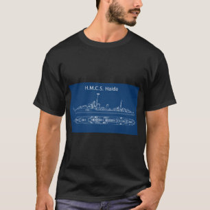 HMCS Haida World War 2 Destroyer   T-Shirt
