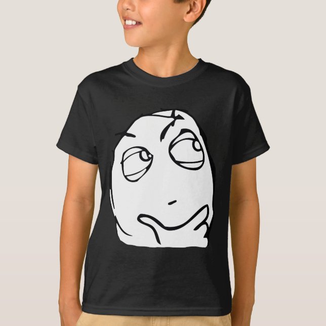 Hmmm Internet Meme T-Shirt (Front)