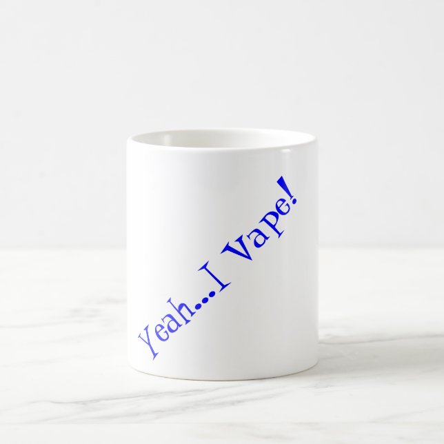 Hmmmm. Coffee with your morning vape! Mug (Center)