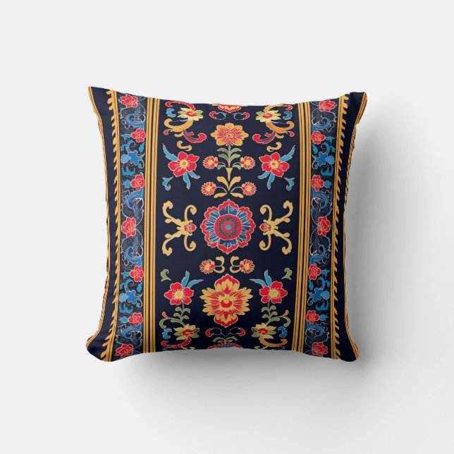 Hmong Brocade Pattern Cushion (Front)
