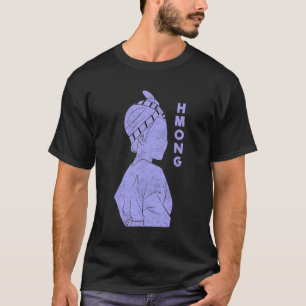 Hmong Miao Flag Day Girl Woman Princess Strong T-Shirt
