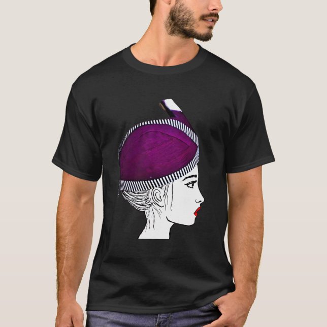 Hmong Purple Hat T-Shirt (Front)