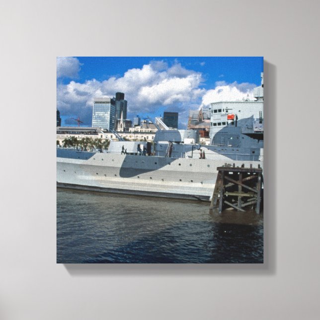 HMS Belfast London Canvas Print (Front)