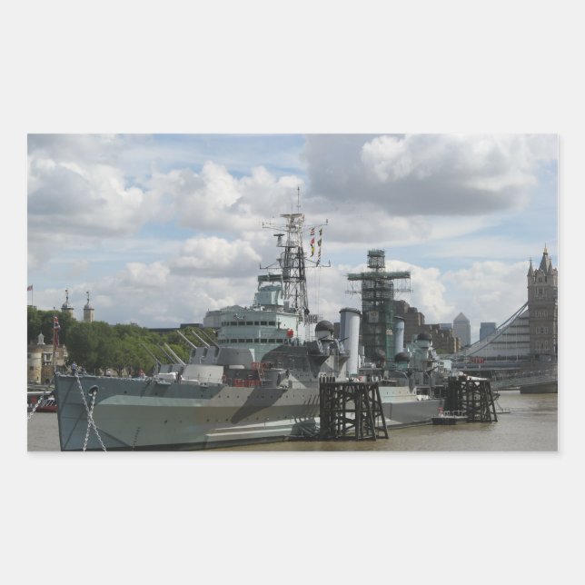 HMS Belfast Sticker (Front)