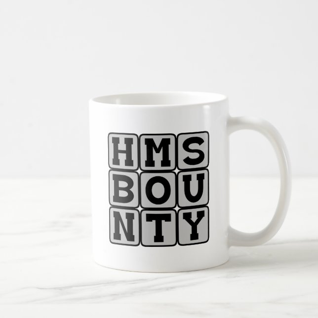 HMS Bounty, Literary Ship Coffee Mug (Right)