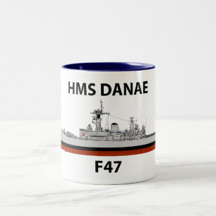 HMS Danae, seacat Two-Tone Coffee Mug