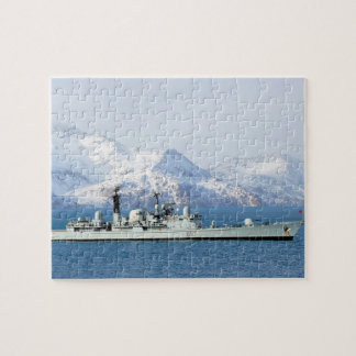 HMS Edinburgh - Vintage Nautical Destroyer Jigsaw Puzzle
