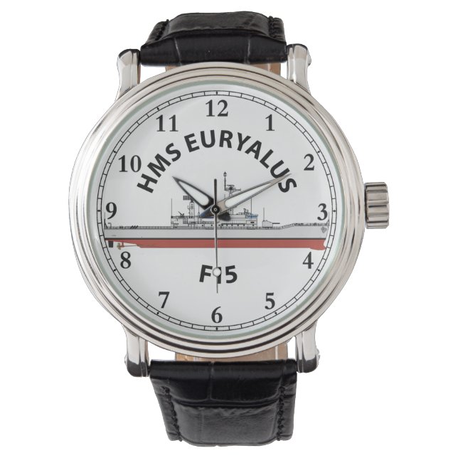 HMS EURYALUS - F15 - LEANDER ORIG WATCH (Front)