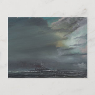 HMS Hood 1941 2014 Postcard