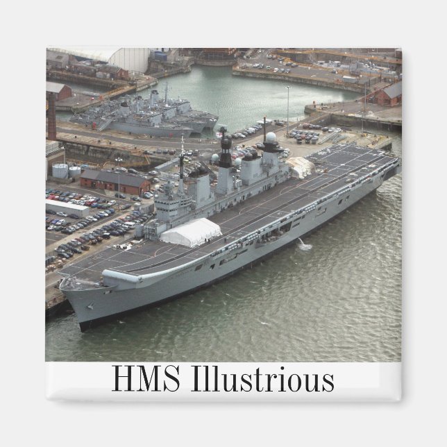 HMS Illustrious Magnet (Front)