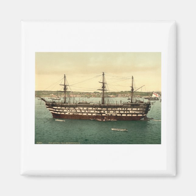 HMS Impregnable, Plymouth, Devon, England Magnet (Front)