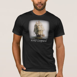 HMS Leopard - Vintage Warship T-Shirt
