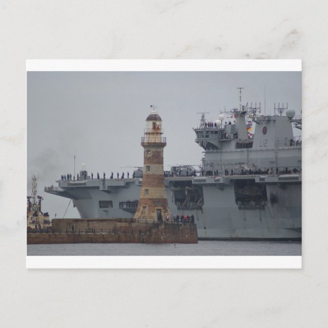 HMS Ocean Postcard (Front)