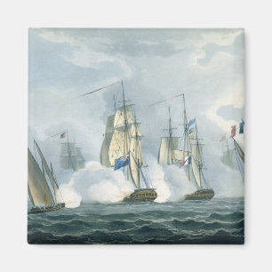 HMS Sirius, Captain Rowse engaging a French Squadr Magnet
