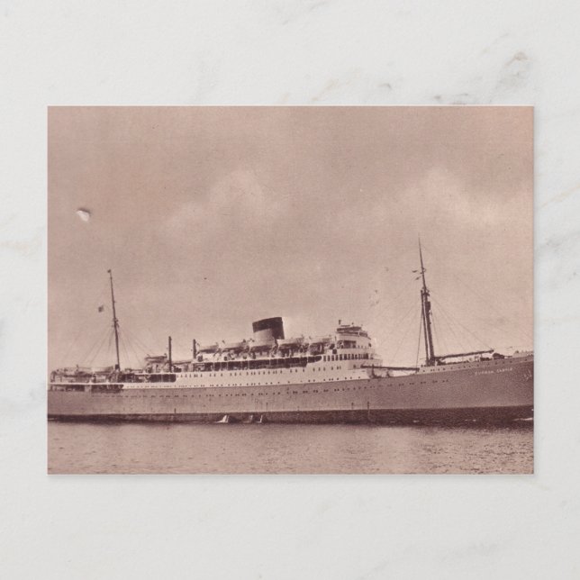 HMS Unicorn Postcard (Front)