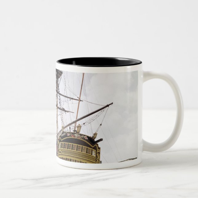 HMS Victory Two-Tone Coffee Mug (Right)