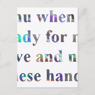 hmu postcard