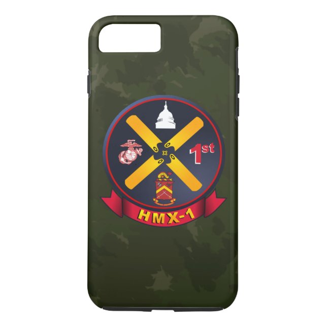 HMX-1 "Marine One" Dark Green Camo Case-Mate iPhone Case (Back)