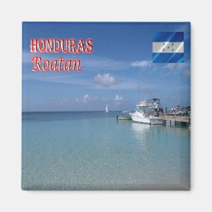 HN - Honduras - Roatan - West bay Magnet