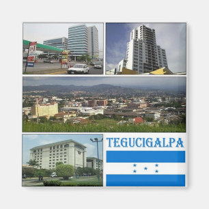 HN - Honduras - Tegugigalpa Mosaic - Collage Magnet