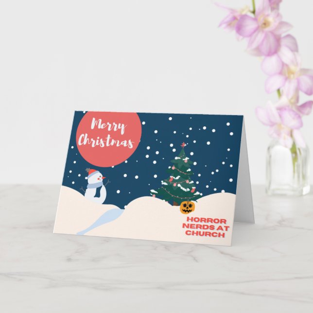 HNAC Holiday Cards--Merry Christmas Card (Orchid)