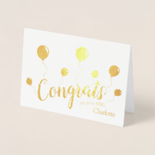 HND congratulations card