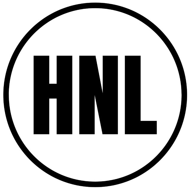 HNL - Honolulu Classic Round Sticker (Creator Uploaded)