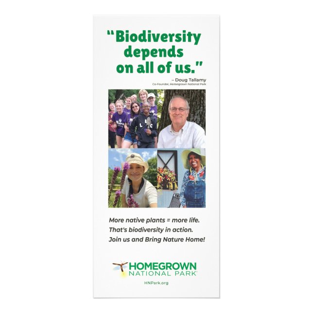 HNP "Biodiversity Depends on All of Us" Rack Card (Front)