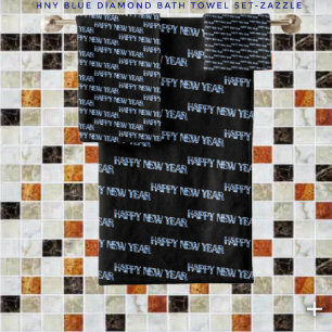 HNY- Diamond Bath Towel Set