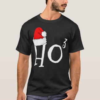 Ho3 Cubed Christmas HoHoHo Math Teacher Funny Gift T-Shirt