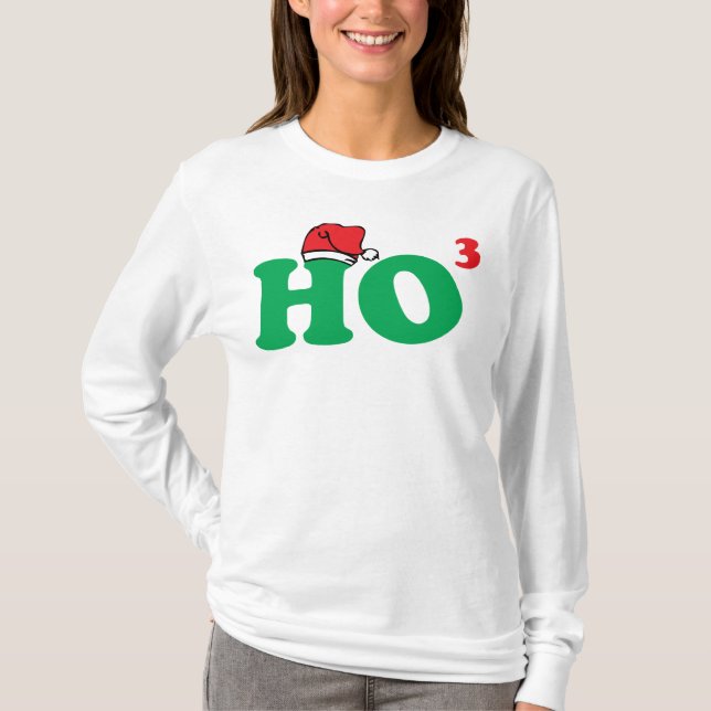 Ho3 Ladies Hoodie T-Shirt (Front)