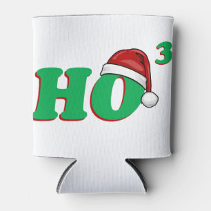 Ho 3 (Cubed) Christmas Humour Can Cooler