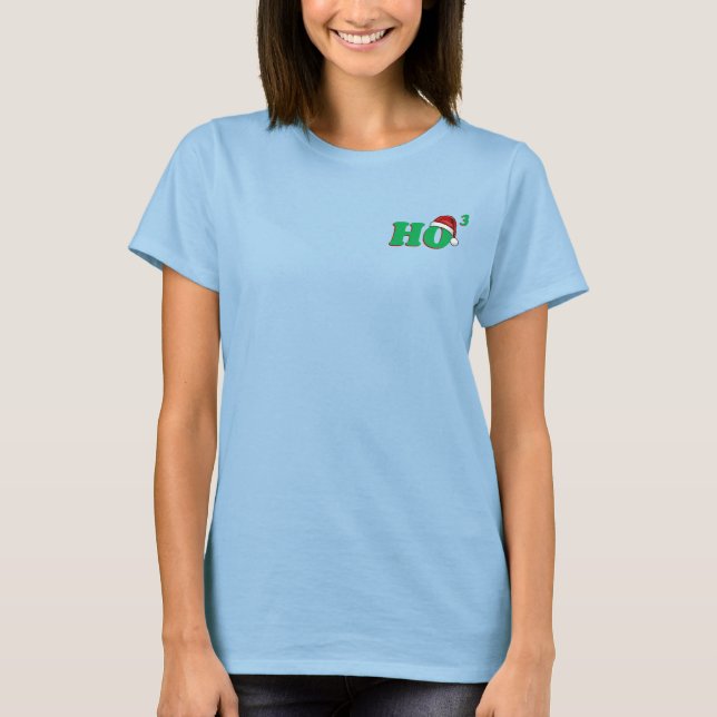 Ho 3 (Cubed) Funny Christmas Shirt (Front)
