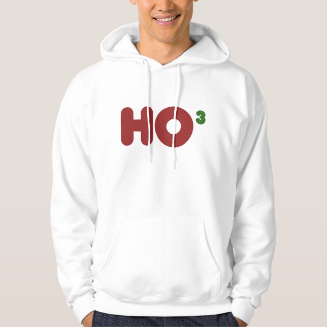 Ho 3 Nerdy funny christmas Hoodie (Front)