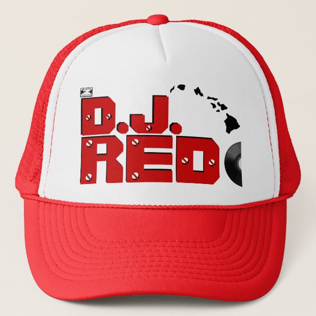 Ho Brah!...,D.J. RED VinyleTrucker Hat (Front)