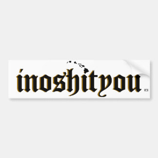 Ho Brah!..., inoshityou Bumbper White Sticker