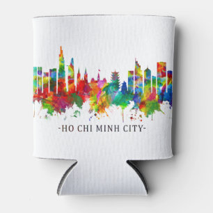Ho Chi Minh City Vietnam Skyline Can Cooler