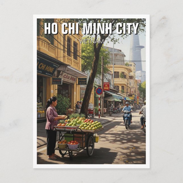 Ho Chi Minh City Vietnam Travel Postcard (Front)