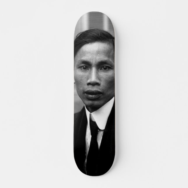 Ho Chi Minh Nguyen Ai Quoc Portrait 1921 Skateboard (Front)