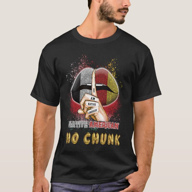 Ho Chunk Native American Indian Proud Go Girl T-Shirt (Front)