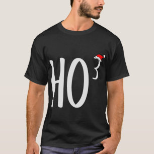 Ho Cubed, Ho Ho Ho Math Teacher Christmas T-Shirt
