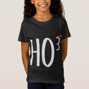 Ho Cubed Ho Ho Ho Math Teacher Christmas T-Shirt
