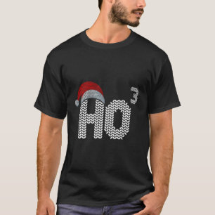 Ho Cubed Shirt Funny Christmas Math Teacher Gift H
