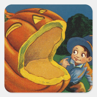 Ho! For a Merry Halloween Square Sticker