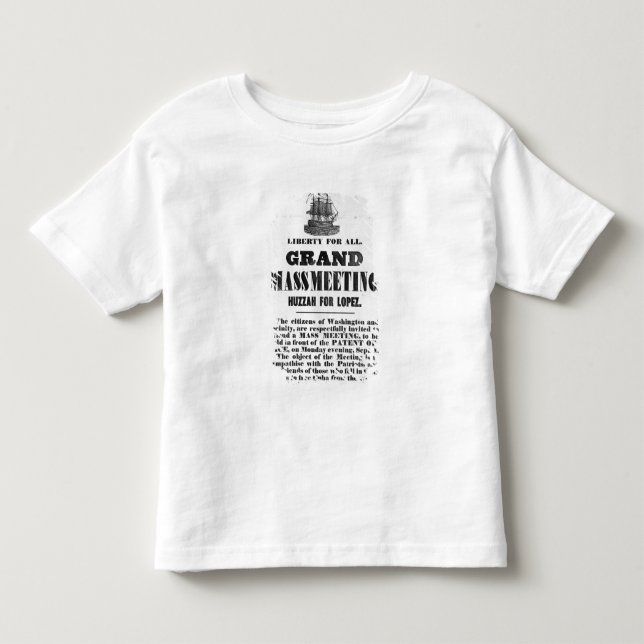 Ho, for Cuba Toddler T-Shirt (Front)