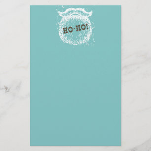 Ho-Ho Christmas Holiday Santa Noel Stationery