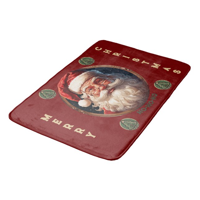 Ho Ho Happiness Bath Mat (Angled)
