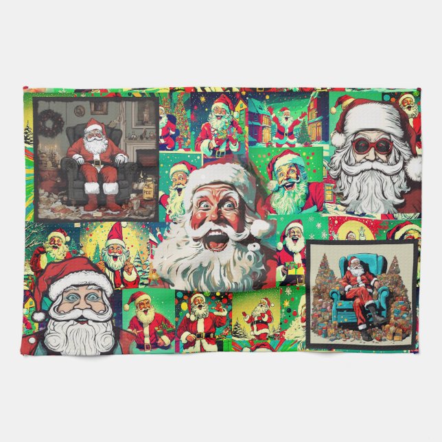 HO HO HELP kitchen towel (Horizontal)