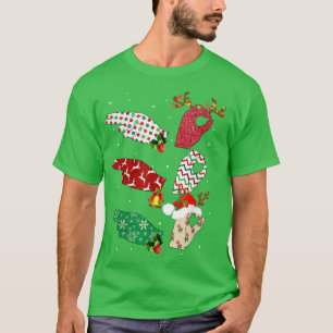 Ho Ho Ho ASL Sign Language Matching Family Pyjamas T-Shirt