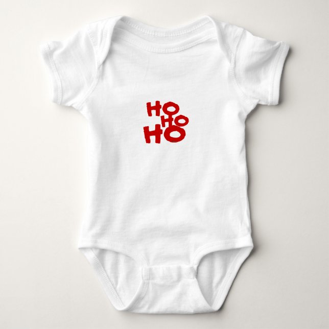 Ho Ho Ho Baby Bodysuit (Front)